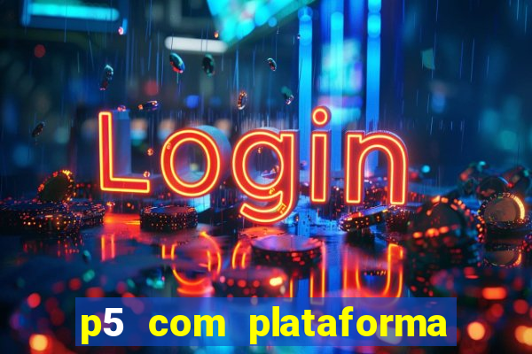 p5 com plataforma de jogos